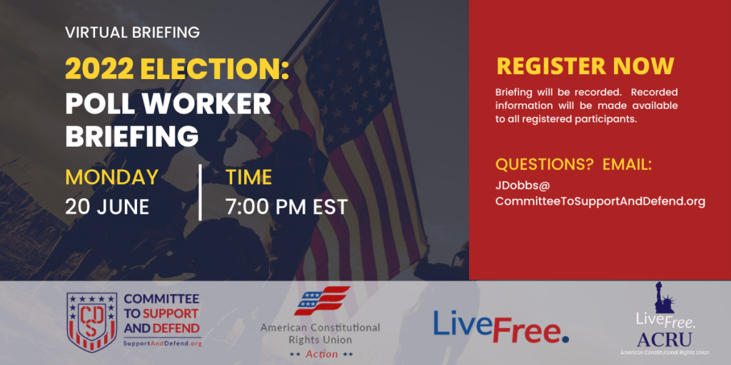 Poll Worker Training and Information Webinar