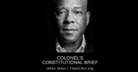 Photo of Allen West with the words "Colonel's Constitutional Brief" - CCB (web)