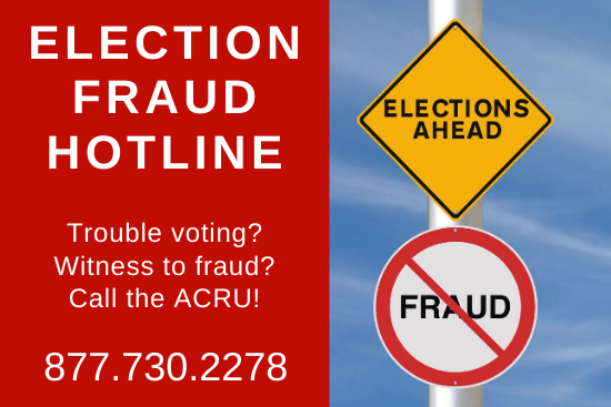 ACRU Voting Fraud Hotline