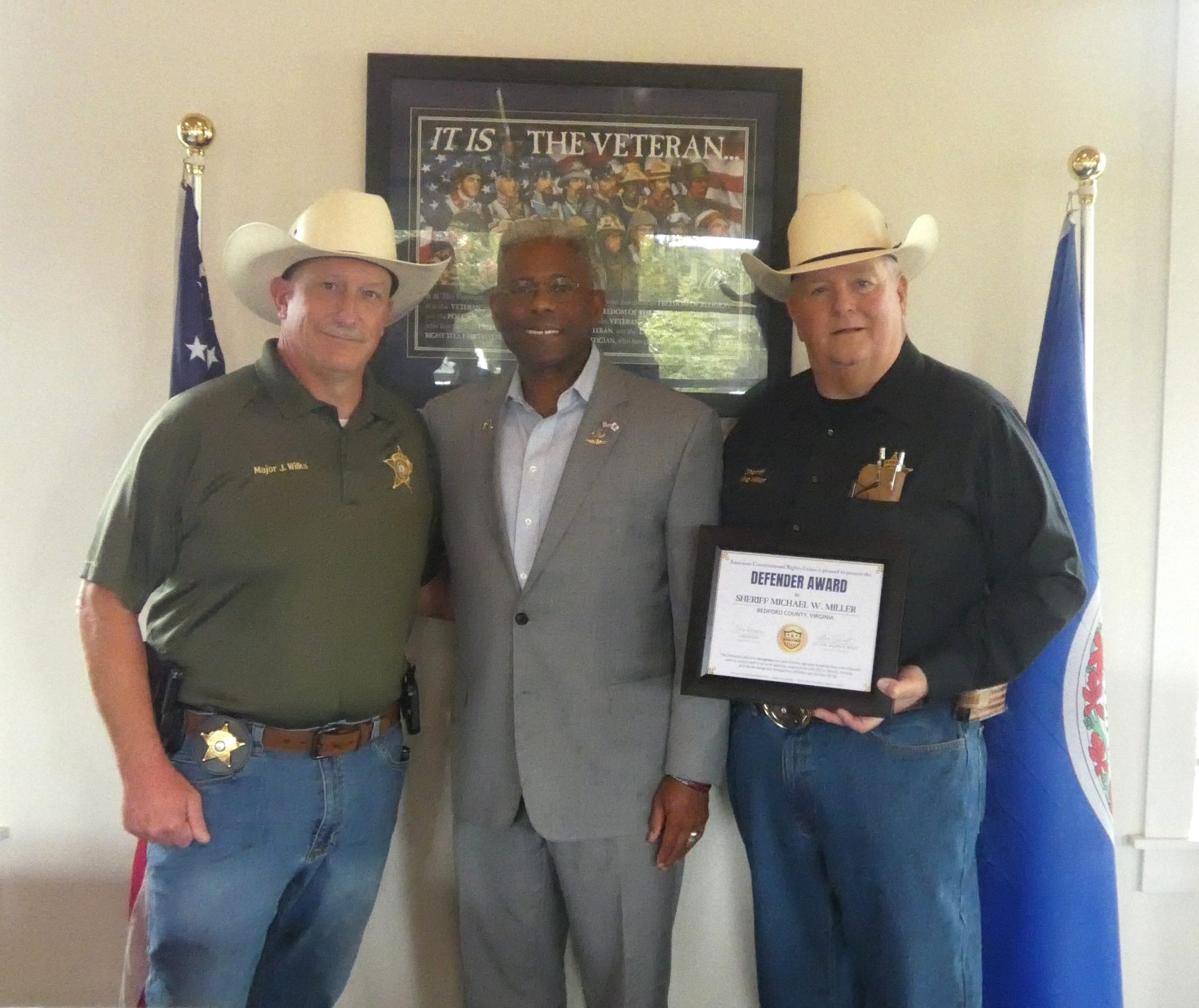 Sheriff Michael Miller and Major Wilks
