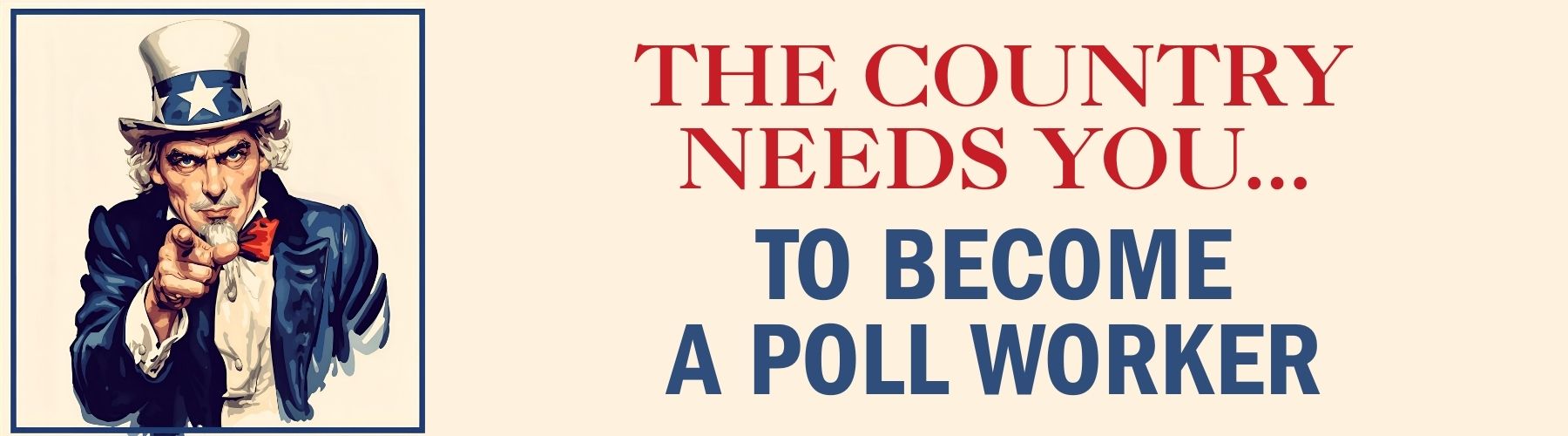 Become a poll worker